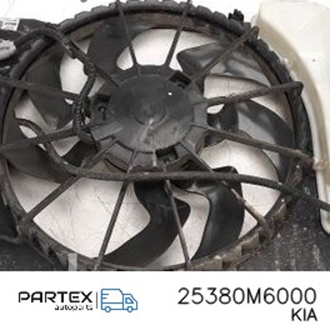 25380M6000 HYUNDAI Диффузор вентилятора в сборе с мотором и крыльчаткой купить в Кривой Рог