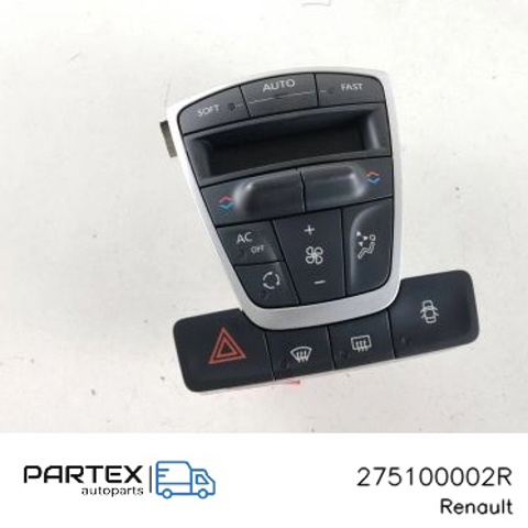 275100002R RENAULT Блок управления режимами отопления/кондиционирования купить в Одесса