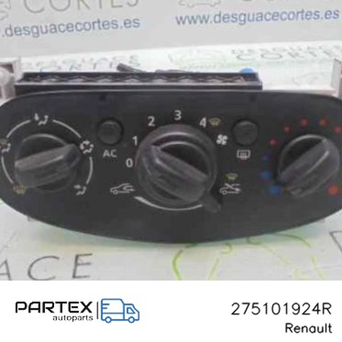 RENAULT 275101924R Блок управления кондиционером в наличии Украина