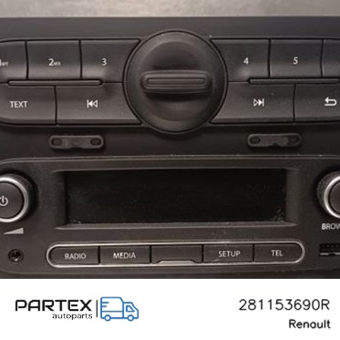 281153690R RENAULT Магнитола (радио AM/FM) купить в Каменское
