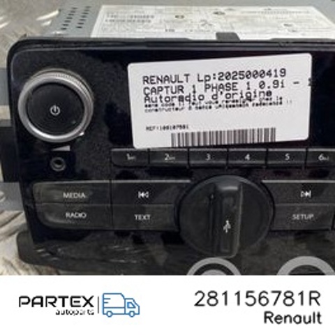 281156781R RENAULT Магнитола купить в Украина