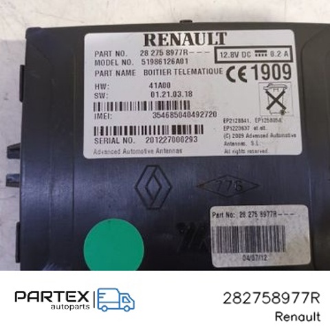 RENAULT 282758977R в наличии Винница