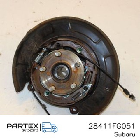 28411FG051 SUBARU Цапфа (поворотный кулак) задний левый купить в Харьков