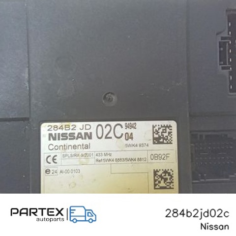NISSAN 284B2JD02C Блок комфорта в наличии Житомир