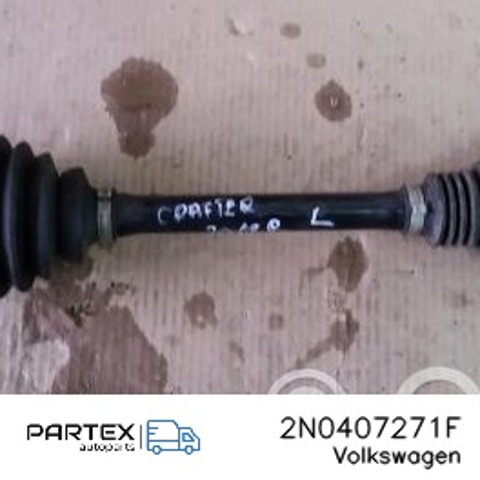 VAG 2N0407271F Полуось (привод) передняя левая в наличии Одесса