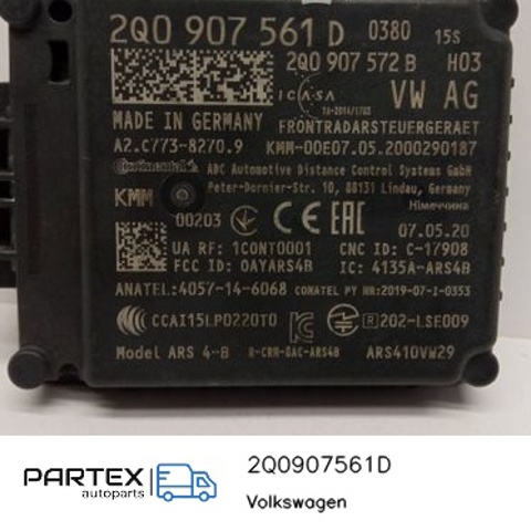 VAG 2Q0907561D в наличии Запорожье