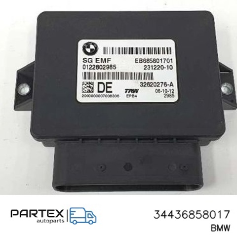34436858017 BMW Блок управления (модуль) электромеханического стояночного тормоза купить в Тернополь