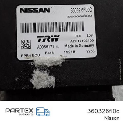 NISSAN 360326FL0C Блок управления стояночного тормоза в наличии Запорожье