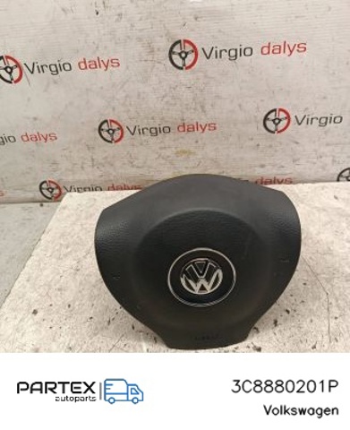 3C8880201P VAG Подушка безопасности (AIRBAG) водительская купить в Хмельницкий