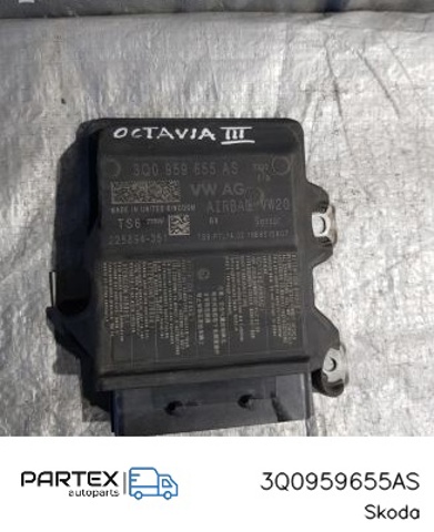 VAG 3Q0959655AS Модуль-процессор управления подушкой безопасности (ЭБУ AIRBAG) в наличии Павлоград
