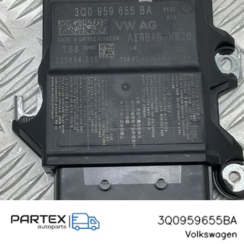 VAG 3Q0959655BA Модуль-процессор управления подушкой безопасности (ЭБУ AIRBAG) в наличии Киев