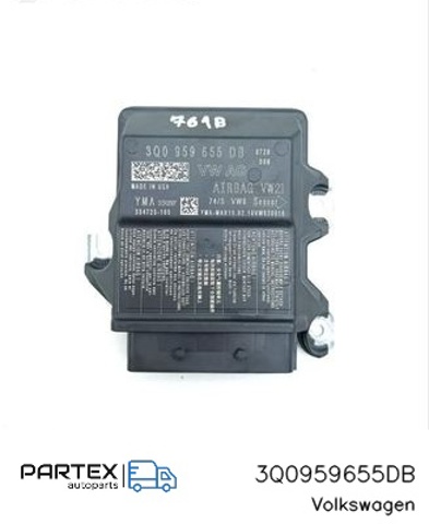 3Q0959655DB VAG Модуль-процессор управления подушкой безопасности (ЭБУ AIRBAG) купить в Киев