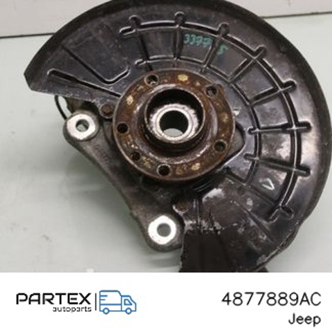 Цапфа - поворотный кулак передний, левый 4877889AC CHRYSLER