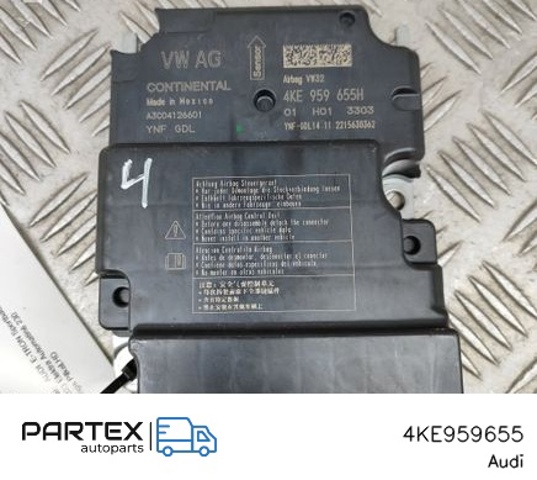VAG 4KE959655 Модуль-процессор управления подушкой безопасности (ЭБУ AIRBAG) в наличии Киев