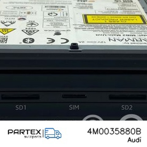 Магнитола (радио AM/FM) 4M0035880B VAG