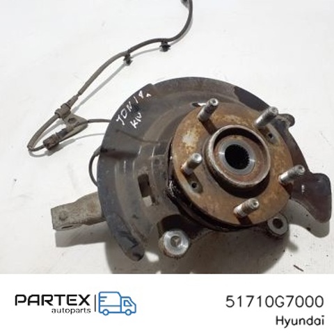 51710G7000 HYUNDAI Цапфа (поворотный кулак) передний левый купить в Кривой Рог