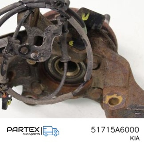 HYUNDAI 51715A6000 Цапфа передняя левая в наличии Каменское