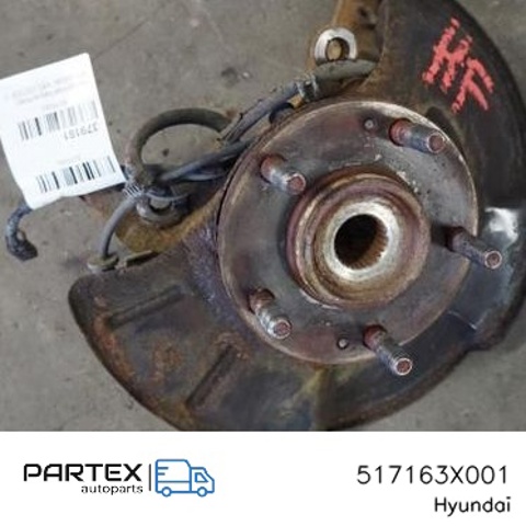 51716-3X001 Hyundai/Kia Цапфа (поворотный кулак) передний правый