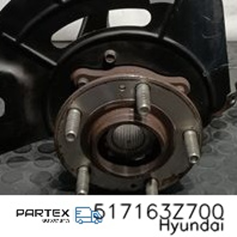 Цапфа - поворотный кулак передний, правый 517163Z700 HYUNDAI