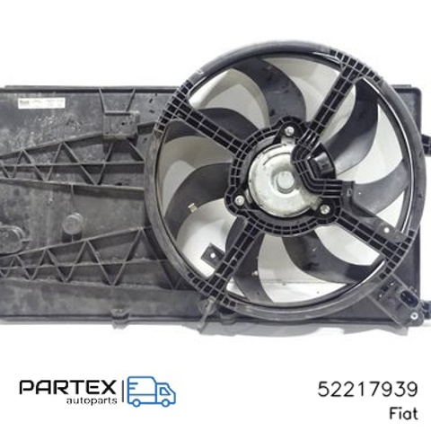 FIAT 52217939 Диффузор радиатора охлаждения, в сборе с мотором и крыльчаткой в наличии Львов