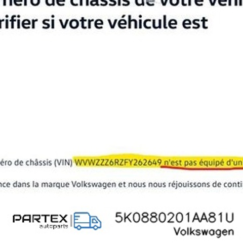 5K0880201AA81U VAG Подушка безопасности (AIRBAG) водительская купить в Сумы