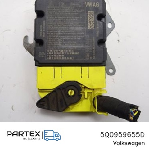 5Q0959655D VAG Модуль-процессор управления подушкой безопасности (ЭБУ AIRBAG) купить в Харьков