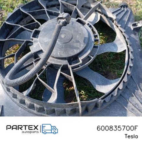 600835700F TESLA Диффузор радиатора кондиционера, в сборе с крыльчаткой и мотором купить в Тернополь