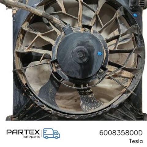 600835800D Диффузор радиатора кондиционера, в сборе с крыльчаткой и мотором купить Киев
