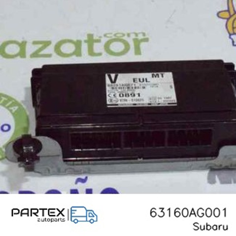 63160AG001 SUBARU Ручка крышки багажника (двери 3/5-й задней) наружная купить в Днепр