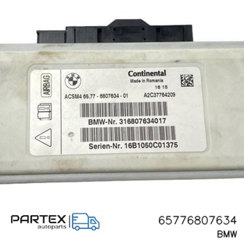 65776807634 BMW Модуль-процессор управления подушкой безопасности (ЭБУ AIRBAG) купить в Ирпень