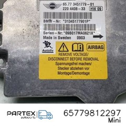 65779812297 BMW Модуль-процессор управления подушкой безопасности (ЭБУ AIRBAG) купить в Кривой Рог