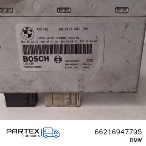 66216947795 BMW Модуль управления (ЭБУ) парктроником купить в Украина