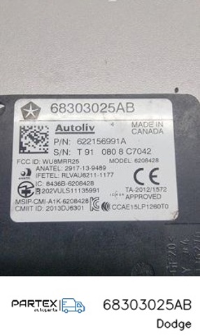 CHRYSLER 68303025AB в наличии Запорожье
