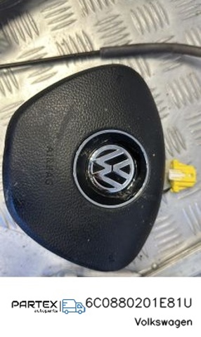 6C0880201E81U VAG Подушка безопасности (AIRBAG) водительская купить в Львов