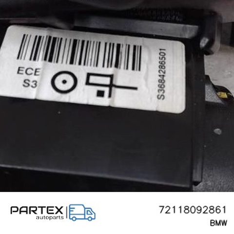 72118092861 BMW Ремень безопасности задний левый купить в Николаев