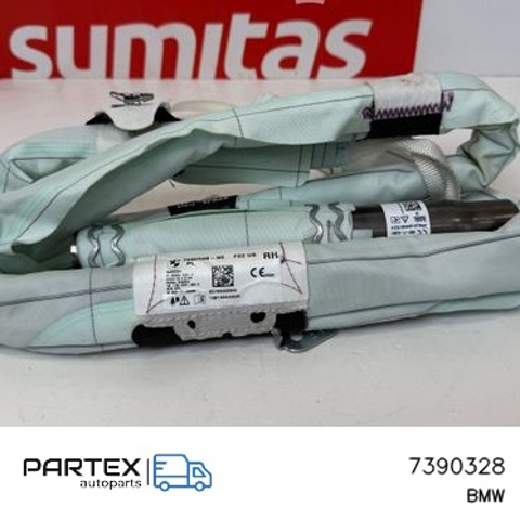 AIRBAG, шторка боковая правая 7390328 BMW