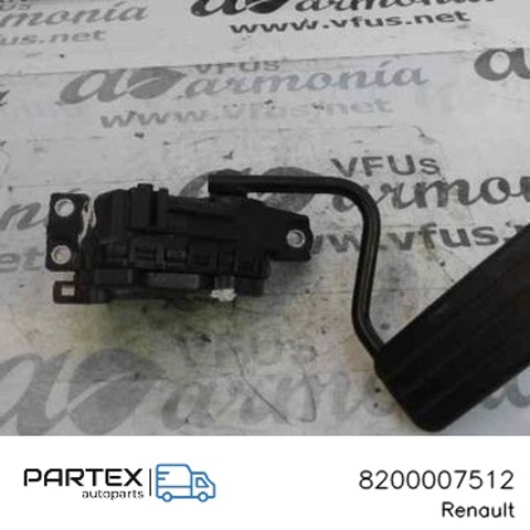 RENAULT 8200007512 Педаль газа (акселератора) в наличии Украина