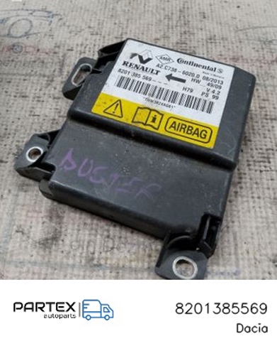 8201385569 Модуль-процессор управления подушкой безопасности (ЭБУ AIRBAG) купить Днепр