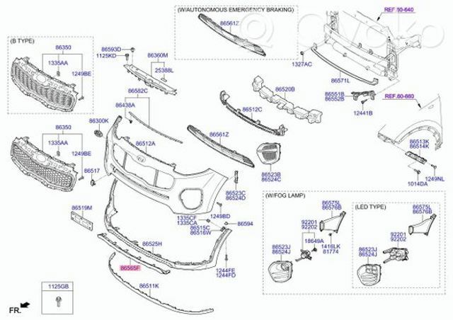 HYUNDAI 86565F1050 в наличии Ужгород