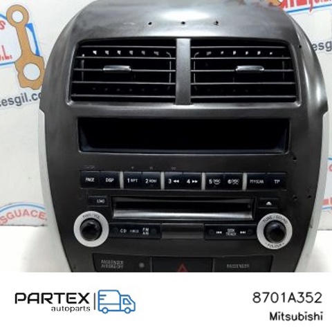 Заводская магнитола 8701A352 MITSUBISHI