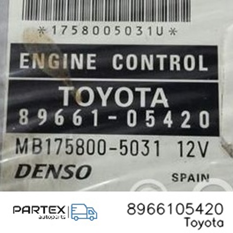 Компьютер двигателя 8966105420 TOYOTA