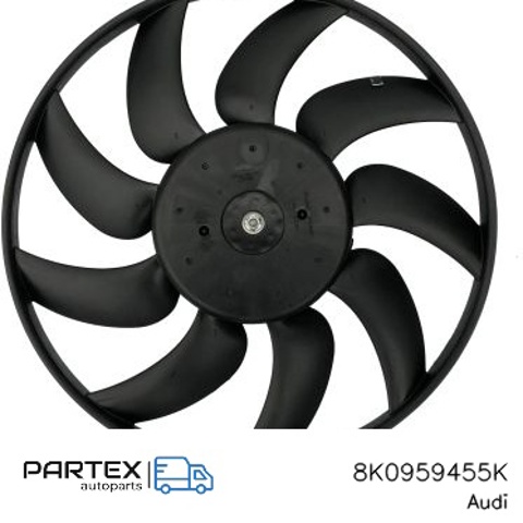 VAG 8K0959455K Электровентилятор охлаждения в сборе (мотор+крыльчатка) левый в наличии Ровно