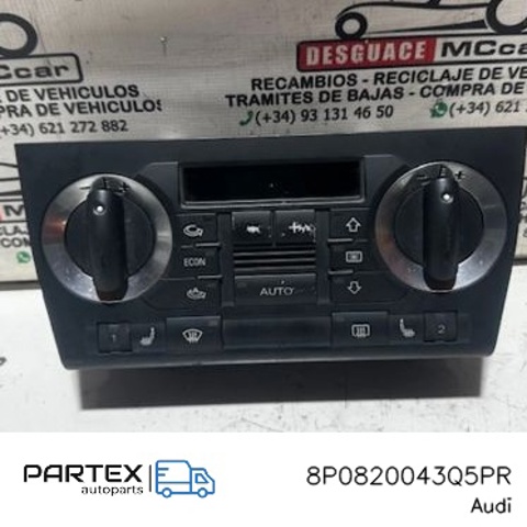 VAG 8P0820043Q5PR Блок управления режимами отопления/кондиционирования в наличии Чернигов