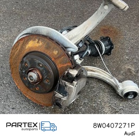 Ось передняя в сборе 8W0407271P VAG