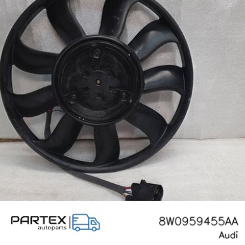 VAG 8W0959455AA Электровентилятор охлаждения в сборе (мотор+крыльчатка) левый в наличии Днепр