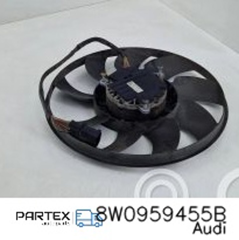 8W0959455B Электровентилятор охлаждения в сборе (мотор+крыльчатка) левый купить Житомир