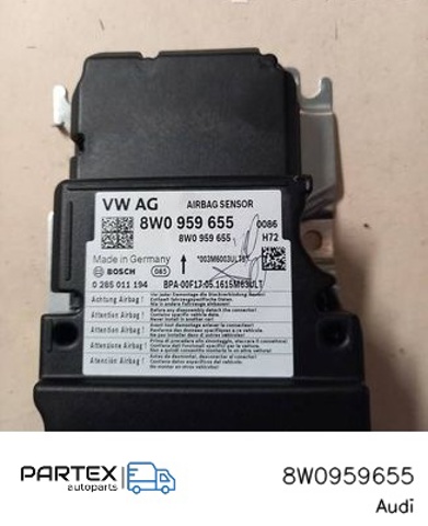 8W0959655 VAG Модуль-процессор управления подушкой безопасности (ЭБУ AIRBAG) купить в Сумы
