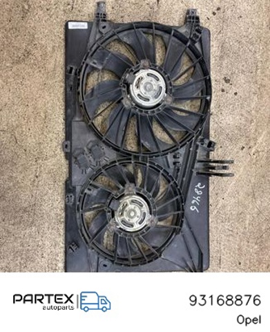 OPEL 93168876 Электровентилятор охлаждения в сборе (мотор+крыльчатка) правый в наличии Днепр