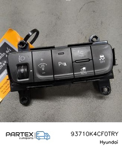 93710K4CF0TRY HYUNDAI Кнопка (регулятор) корректора фар купить в Сумы
