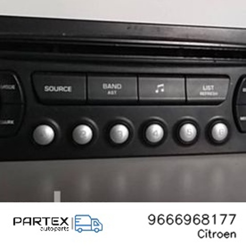 PEUGEOT 9666968177 Магнитола (радио AM/FM) в наличии Ровно
